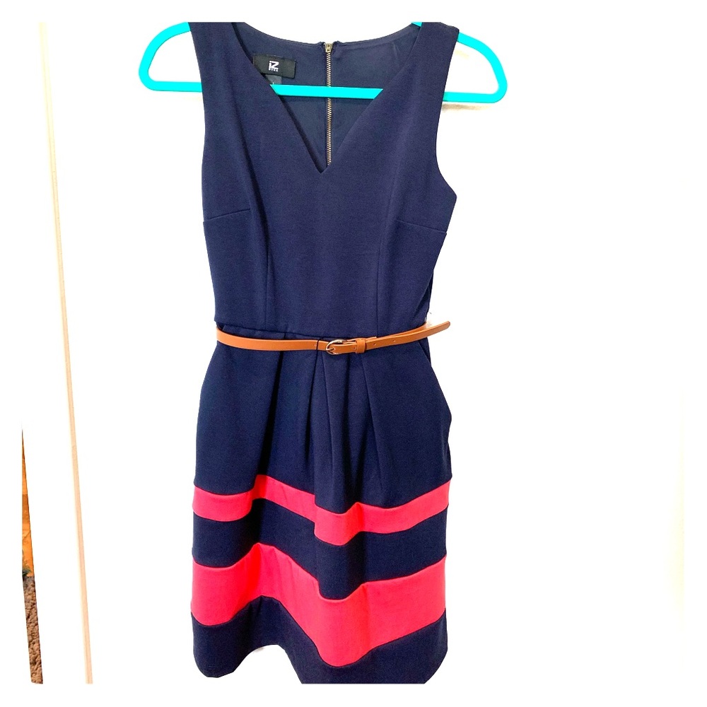 Navy blue dress
